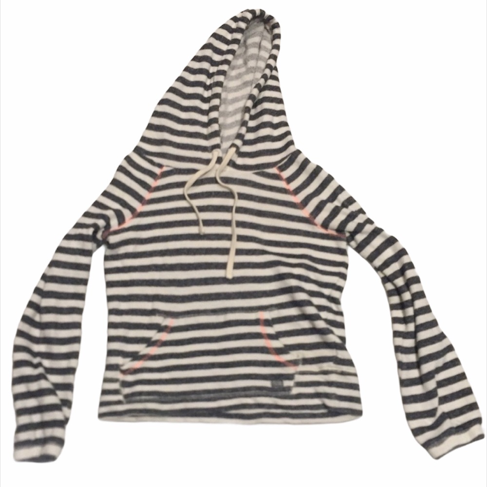 Billabong Striped  Long Sleeve Sweater/Hoodie Size Small